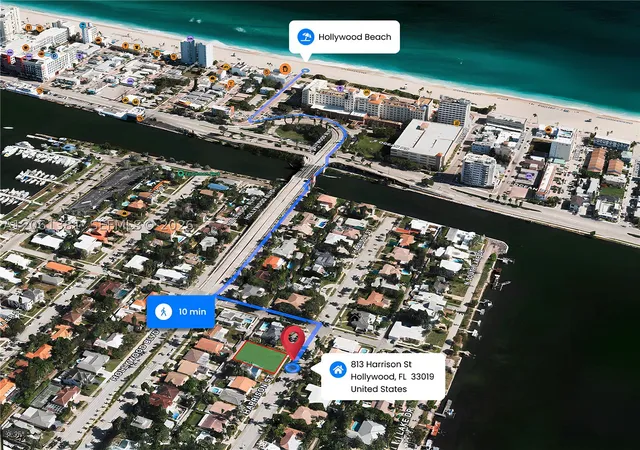 Photo 1 of Land for sale at 813 Harrison St, Hollywood, FL 33019 | MLS# A12061381 | Listing updated on 2026-07-29