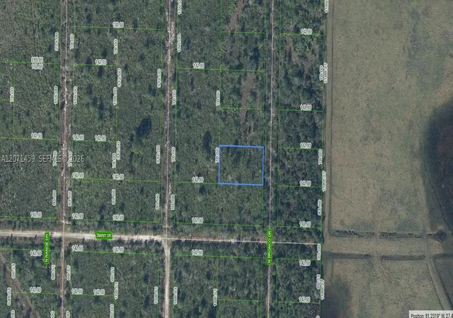 Photo 1 of Land for sale at 709 N Bronco Dr, Lorida, FL 33857 | MLS# A12071459 | Listing updated on 2026-08-14