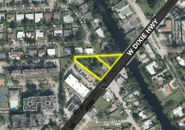 Photo 1 of Land for sale at 12040 W Dixie Hwy, North Miami, FL 33161 | MLS# A12071710 | Listing updated on 2026-08-15