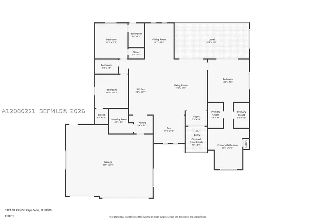 86th image of 1327 Northeast 23rd St, Cape Coral, FL 33909 | MLS# A12080221