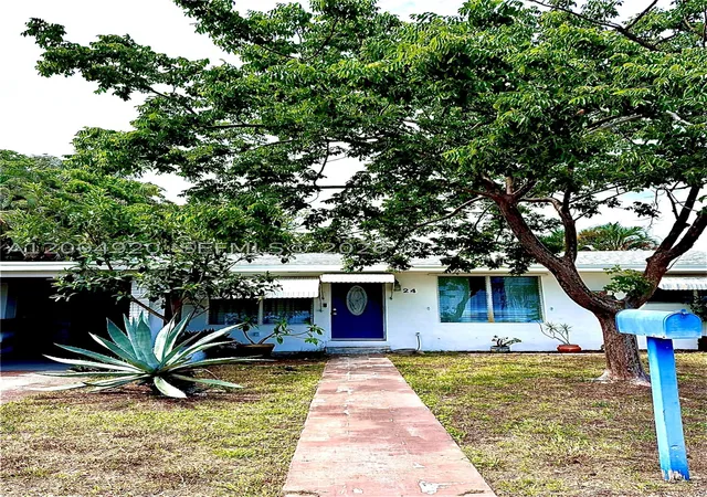 Photo 1 of Sale Pending at 24 Sw 12th Street, Dania Beach, FL 33004 | MLS# A12094920 | Listing updated on 2026-09-29