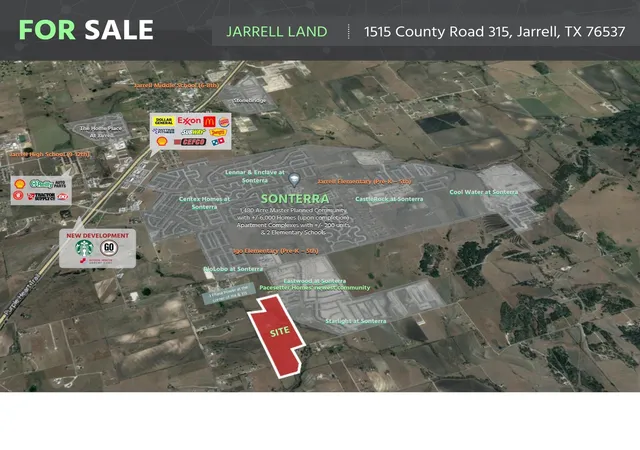 Photo 3 of Land for sale at 1515 County Rd 315, Jarrell, TX 76537 | MLS# 8652705 | Listing updated on 2026-10-21