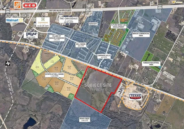 Photo 1 of Land for sale at 13111 Old Hwy 20, Manor, TX 78653 | MLS# 9825200 | Listing updated on 2026-03-27