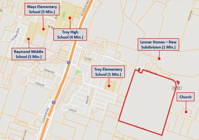 Photo 4 of Land for sale at 999999 E Main St, Troy, TX 76579 | MLS# 4884930 | Listing updated on 2026-05-29