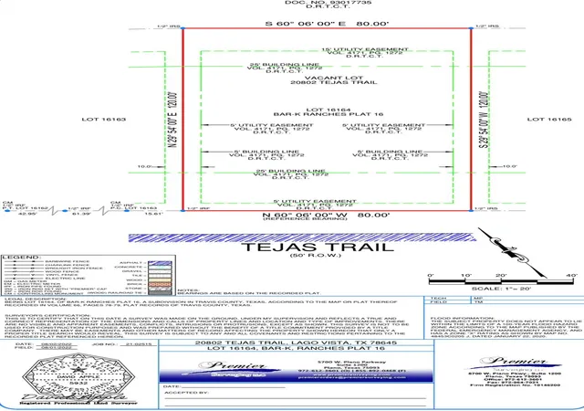 Photo 3 of Land for sale at 20802 Tejas Trl, Leander, TX 78645 | MLS# 9515043 | Listing updated on 2026-10-03