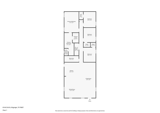 Photo 31 of Single family home for sale at 614 W 3rd Street, Mc Gregor, TX 76657 | MLS# 5533493 | Listing updated on 2026-08-29