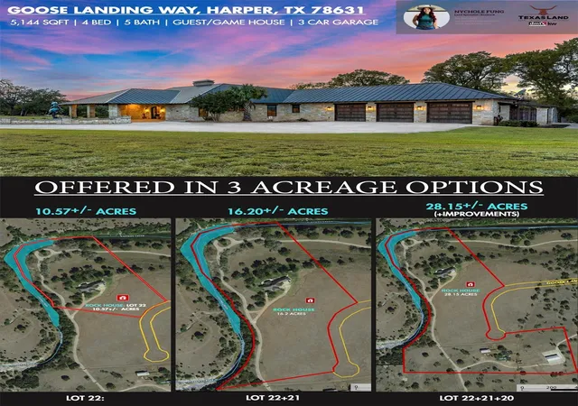 Homes for sale in Harper, TX | 170 Goose Landing 1057ac Wy #Lot 22, Harper, TX 78631 | MLS# 3995921