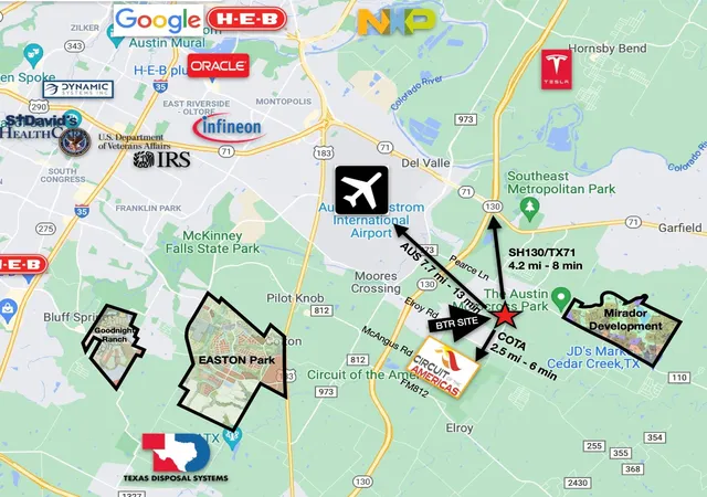 Photo 3 of Land for sale at Tbd Circuit Of The Americas Blvd, Del Valle, TX 78617 | MLS# 1430533 | Listing updated on 2026-05-19