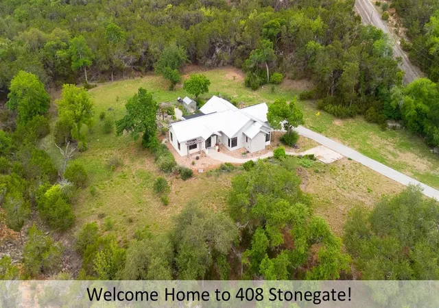 Photo 2 of Single family home for sale at 408 Stonegate Ln, Dripping Springs, TX 78620 | MLS# 8773543 | Listing updated on 2026-09-15