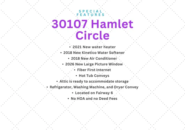 Photo 3 of Single family home for sale at 30107 Hamlet Cir, Georgetown, TX 78628 | MLS# 5597317 | Listing updated on 2026-08-31