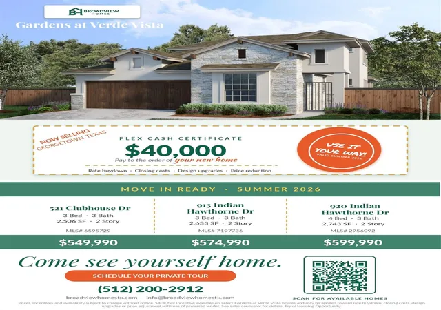 2nd image of 920 Indian Hawthorne Dr #G, Georgetown, TX 78628 | MLS# 2956092