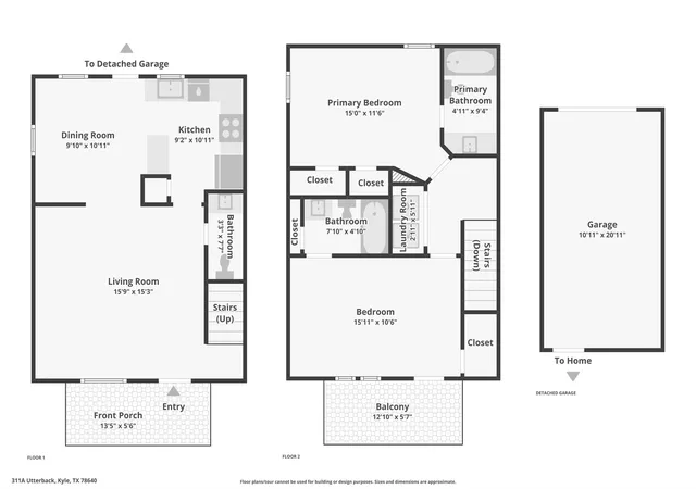 2nd image of 311a Utterback St, Kyle, TX 78640 | MLS# 3800881