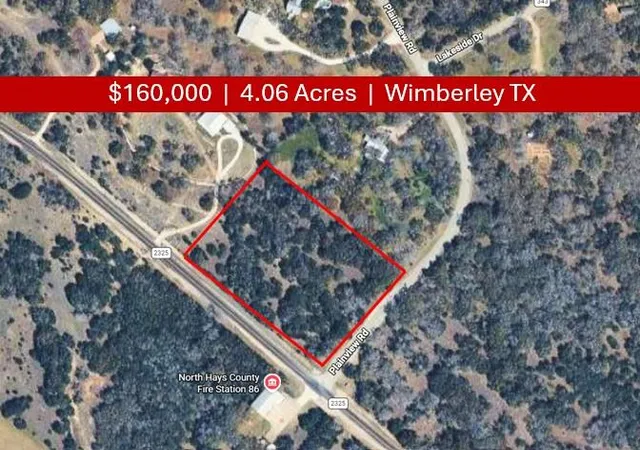 Land for sale at Tbd Plainview Rd, Wimberley, TX 78676 | MLS# 1943772