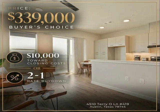 Condo for sale at 4510 Terry O Ln #419, Austin, TX 78745 | MLS# 7571304 | Listing updated on 2026-10-21