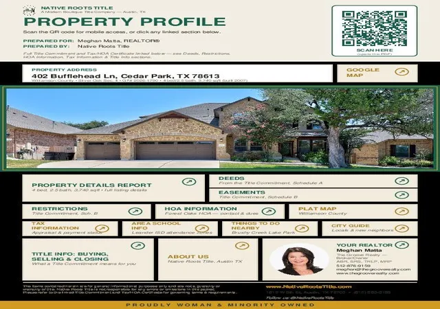 40th image of 402 Bufflehead Ln, Cedar Park, TX 78613 | MLS# 2005868