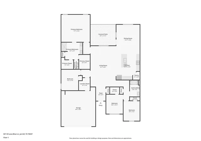 2nd image of 501 W Luna Blue Ln, Jarrell, TX 76537 | MLS# 3519333