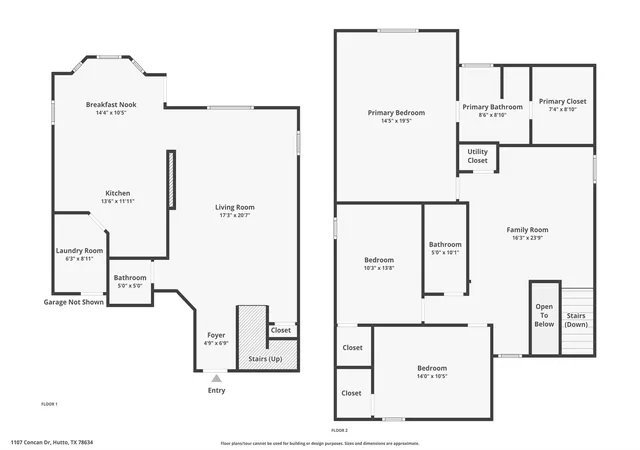 Photo 4 of Single family home for sale at 1107 Concan Dr, Hutto, TX 78634 | MLS# 5408849 | Listing updated on 2026-08-27