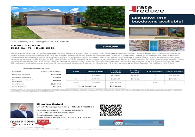 Homes for sale in Georgetown, TX | 2041 Mottey St, Georgetown, TX 78626 | MLS# 2595825
