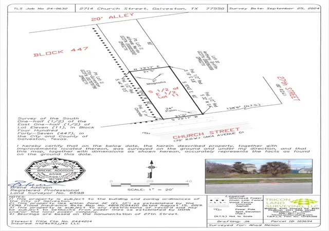 Photo 1 of Land for sale at 2714 Church St, Galveston, TX 77550 | MLS# 1202639 | Listing updated on 2026-06-12