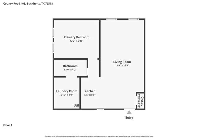 Homes for sale in Buckholts, TX | 868 County Road 405, Buckholts, TX 76518 | MLS# 6834689