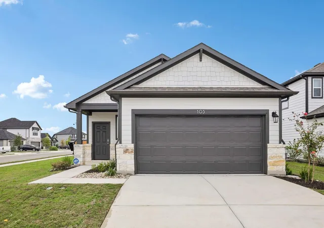 Photo 1 of Single family home for sale at 103 Two Bits, Elgin, TX 78621 | MLS# 6312741 | Listing updated on 2026-10-08