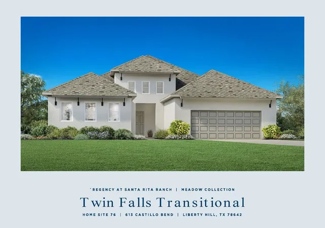 Photo 1 of Single family home for sale at 613 Castillo Bnd, Liberty Hill, TX 78642 | MLS# 6598141 | Listing updated on 2026-09-03