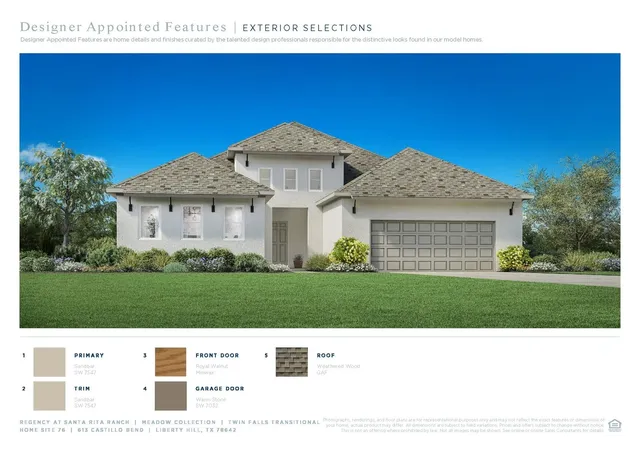 Photo 2 of Single family home for sale at 613 Castillo Bnd, Liberty Hill, TX 78642 | MLS# 6598141 | Listing updated on 2026-09-03
