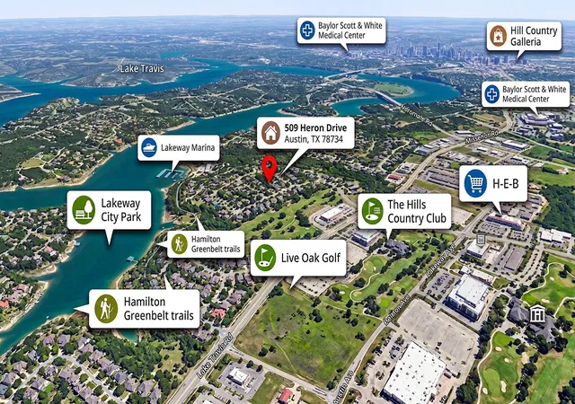 Photo 3 of Land for sale at 509 Heron Dr, Austin, TX 78734 | MLS# 9550469 | Listing updated on 2026-07-16