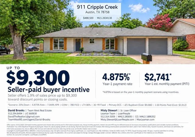 Photo 1 of Single family home for sale at 911 Cripple Crk Dr, Austin, TX 78758 | MLS# 2634138 | Listing updated on 2026-10-08