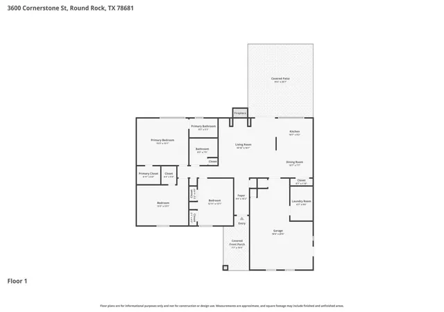 Photo 3 of Single family home for sale at 3600 Cornerstone St, Round Rock, TX 78681 | MLS# 6493954 | Listing updated on 2026-09-25