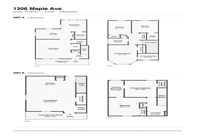Photo 3 of Single family home for sale at 1206 Maple Ave #A/B, Austin, TX 78702 | MLS# 9189337 | Listing updated on 2026-08-25