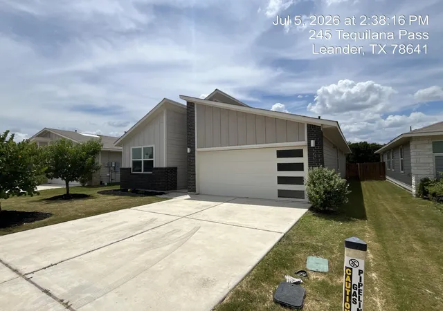 Photo 1 of Single family home for sale at 245 Tequilana Pass, Leander, TX 78641 | MLS# 7645639 | Listing updated on 2026-10-28