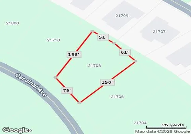 Photo 3 of Land for sale at 21708 Cardinal Ave, Lago Vista, TX 78645 | MLS# 7383430 | Listing updated on 2026-07-22