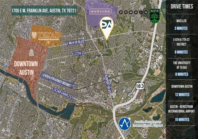 Photo 7 of Land for sale at 1705 E M Franklin Ave, Austin, TX 78721 | MLS# 3527262 | Listing updated on 2026-07-23