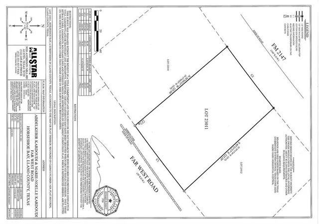 Photo 1 of Land for sale at 00 Far W Rd, Horseshoe Bay, TX 78657 | MLS# 1104215 | Listing updated on 2026-07-28
