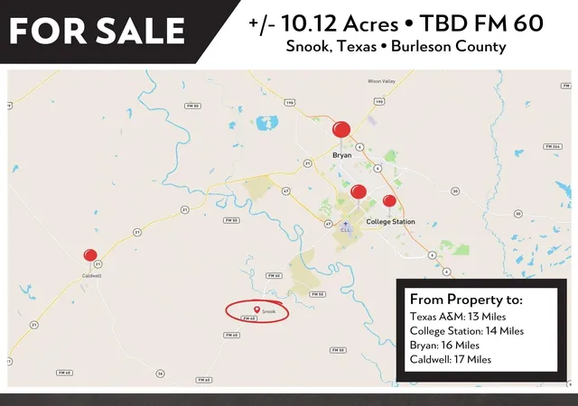 4th image of Tbd Fm 60, Snook, TX 77878 | MLS# 5703665