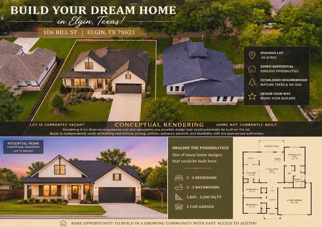 2nd image of 106 Bill St, Elgin, TX 78621 | MLS# 2262567