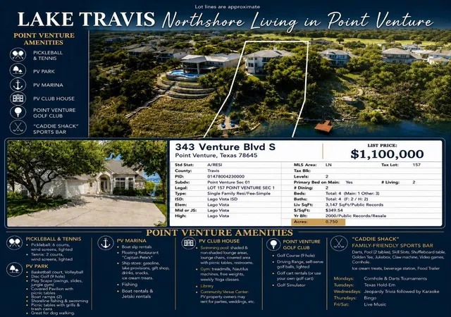 40th image of 343 Venture Blvd S, Lago Vista, TX 78645 | MLS# 2085111
