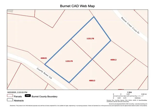 Photo 3 of Land for sale at Lot 152 And 153 County Rd 128 Dr, Burnet, TX 78611 | MLS# 6236833 | Listing updated on 2026-08-06