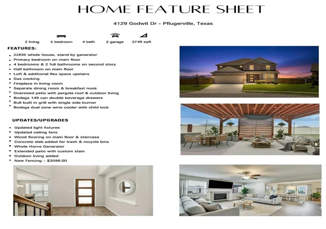 3rd image of 4129 Godwit Dr, Pflugerville, TX 78660 | MLS# 8670333