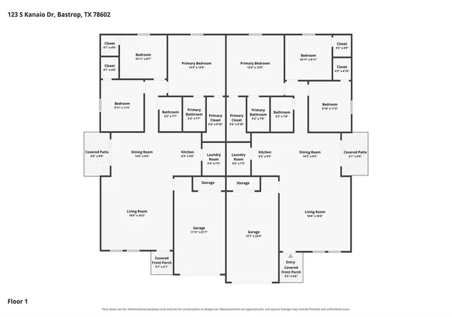 40th image of 123 S Kanaio Dr #A & B, Bastrop, TX 78602 | MLS# 4879776