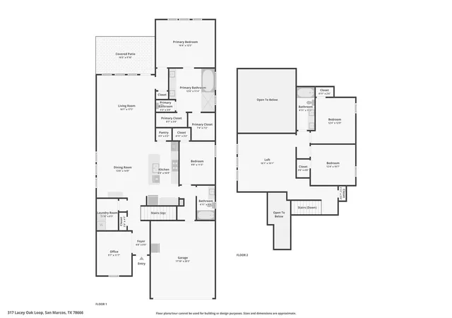 Photo 1 of Single family home for sale at 317 Lacey Oak Loop, San Marcos, TX 78666 | MLS# 7266812 | Listing updated on 2026-10-23