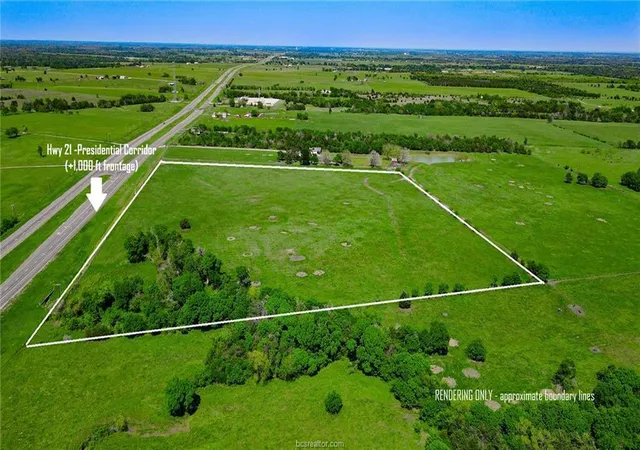 Land for sale at Tbd State Hwy 21 W (+/ 21.8 Acres), Caldwell, TX 77836 | MLS# 9944165