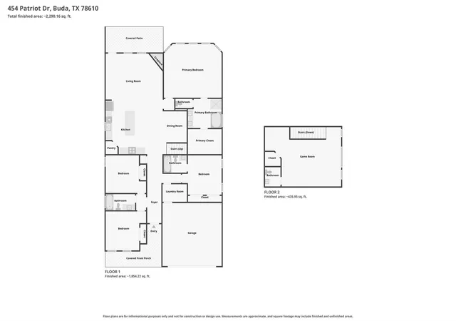 Photo 1 of Single family home for sale at 454 Patriot Dr, Buda, TX 78610 | MLS# 6931800 | Listing updated on 2026-10-30