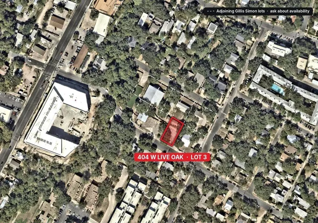 Photo 3 of Land for sale at 404 W Live Oak St, Austin, TX 78704 | MLS# 8643272 | Listing updated on 2026-10-05