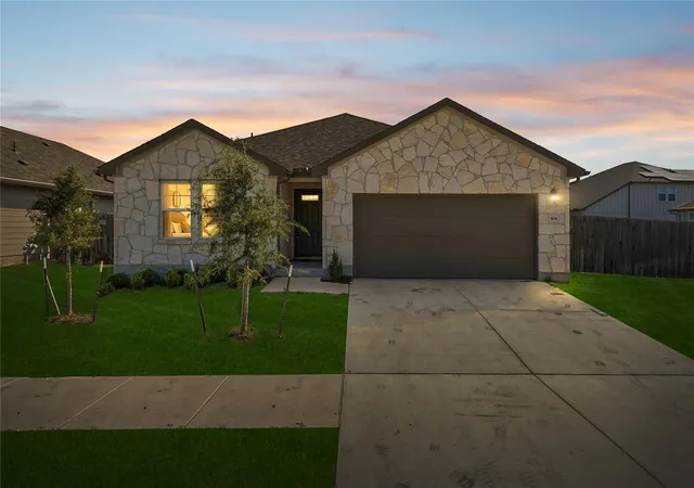 Photo 1 of Single family home for sale at 104 Greenspire Downs Dr, Hutto, TX 78634 | MLS# 3823249 | Listing updated on 2026-10-28