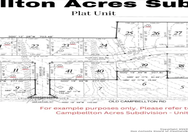 Photo 2 of Land for sale at Lot 40 Flor Del Sol, San Antonio, TX 78264 | MLS# 1857648 | Listing updated on 2025-12-31