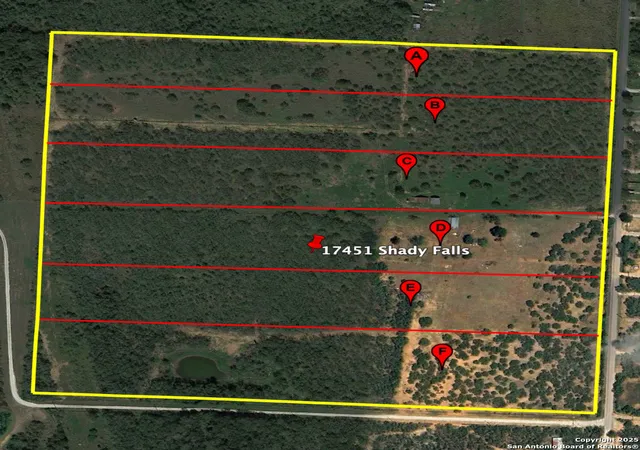 Photo 1 of Land for sale at 17451 Shady Falls, Elmendorf, TX 78112 | MLS# 1861665 | Listing updated on 2026-05-24