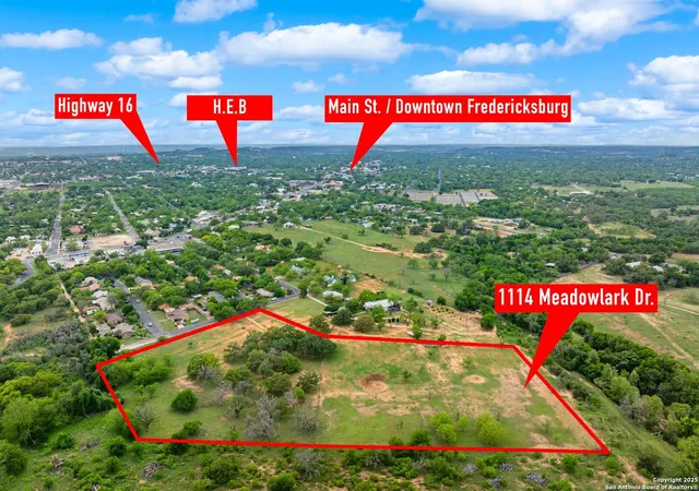 Photo 2 of Land for sale at 1114 Meadowlark Dr, Fredericksburg, TX 78624 | MLS# 1862211 | Listing updated on 2025-05-10