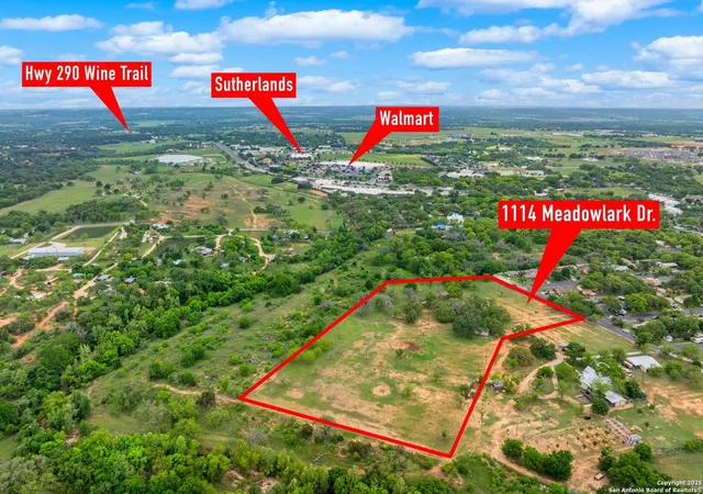 Photo 3 of Land for sale at 1114 Meadowlark Dr, Fredericksburg, TX 78624 | MLS# 1862211 | Listing updated on 2025-05-10